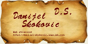 Danijel Skoković vizit kartica